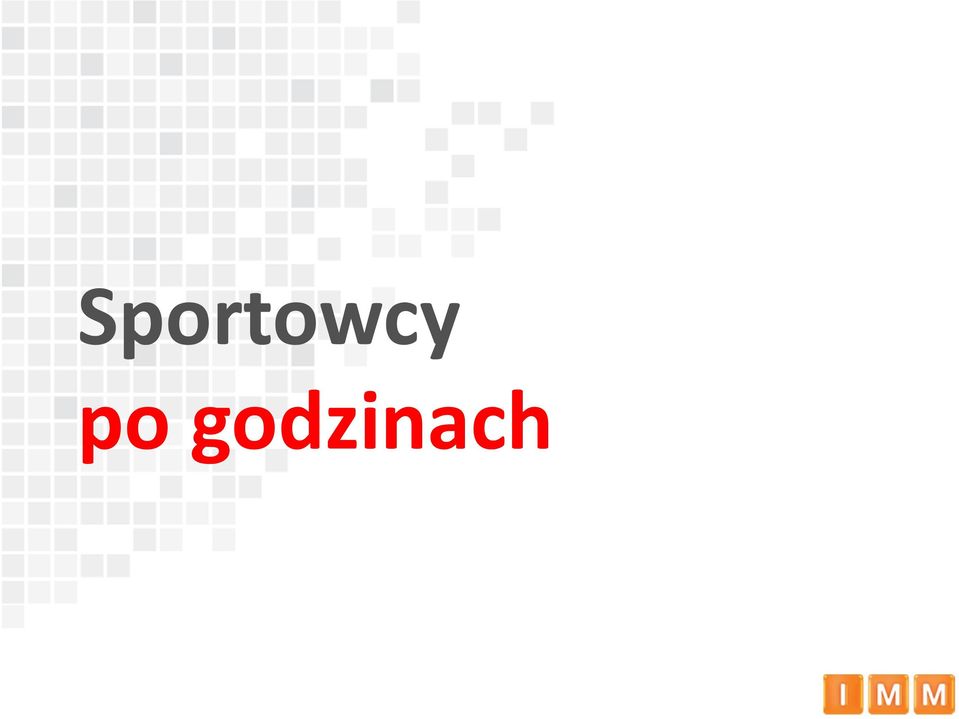 godzinach