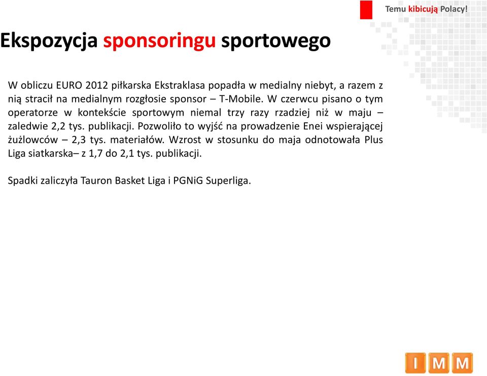 medialnym rozgłosie sponsor T-Mobile.