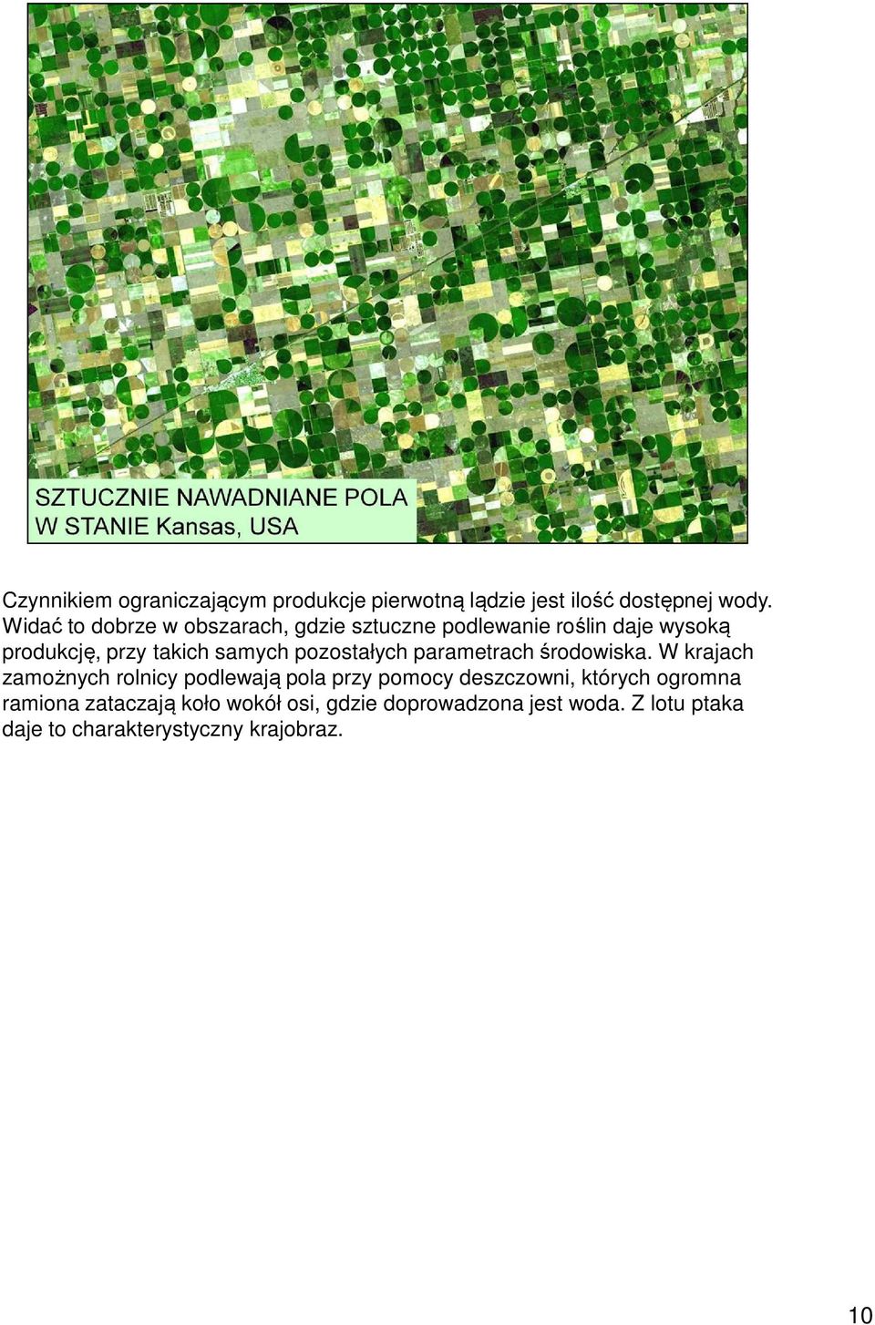 pozostałych parametrach środowiska.