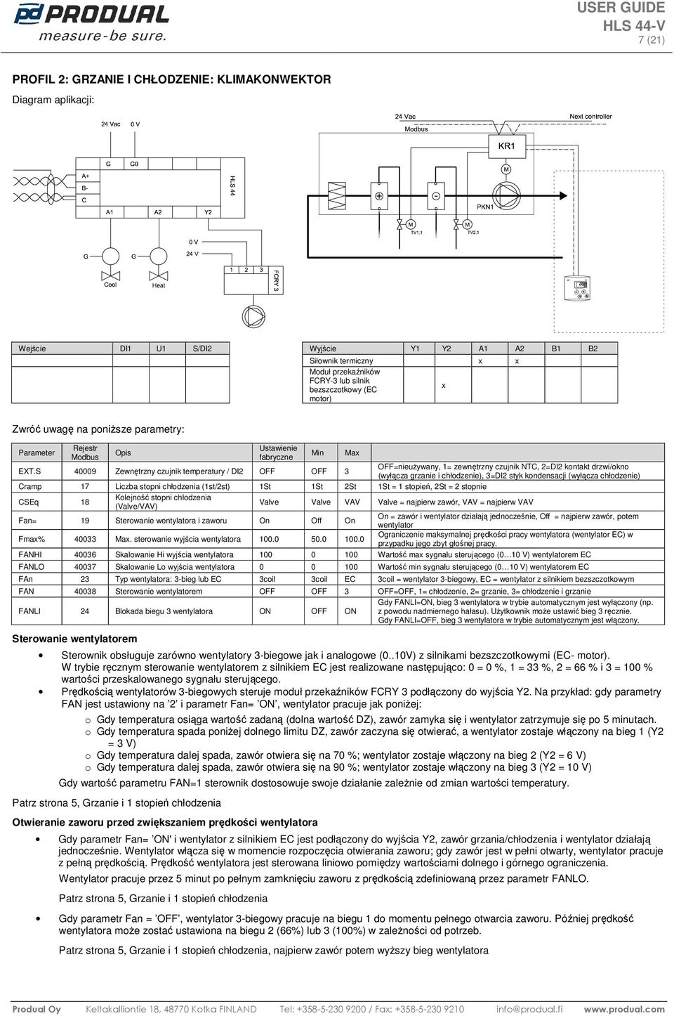 S 40009 Zewnętrzny czujnik temperatury / DI2 OFF OFF 3 OFF=nieużywany, 1= zewnętrzny czujnik NTC, 2=DI2 kntakt drzwi/kn (wyłącza grzanie i chłdzenie), 3=DI2 styk kndensacji (wyłącza chłdzenie) Cramp