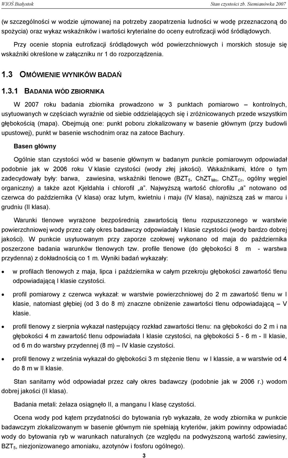 OMÓWIENIE WYNIKÓW BADAŃ 1.3.