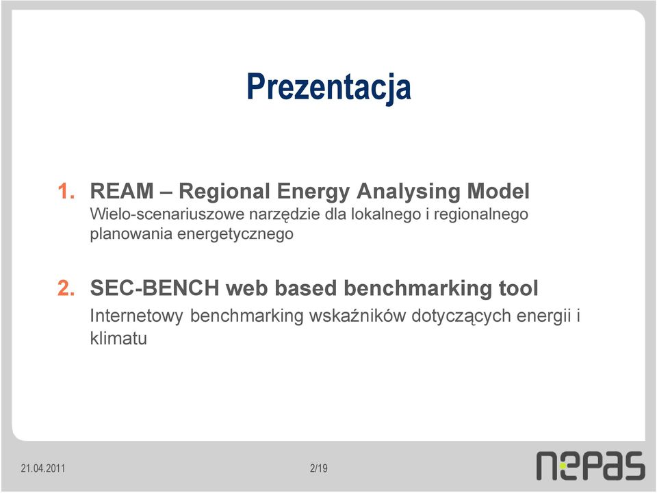 narzędzie dla lokalnego i regionalnego planowania energetycznego