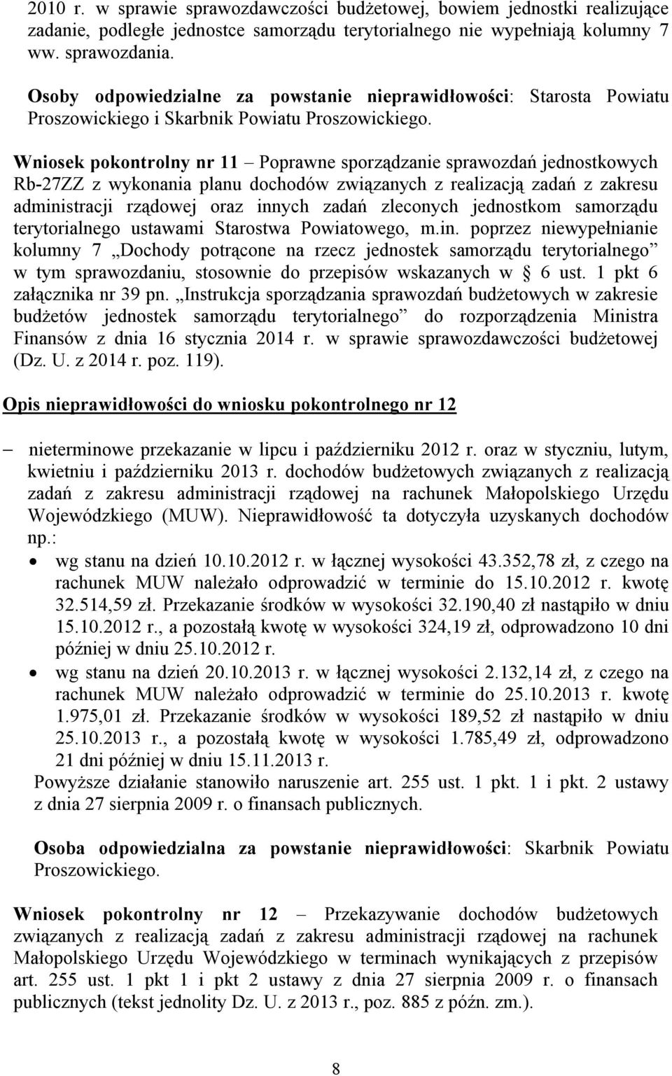planu dochodów związanych z realizacją zadań z zakresu admini
