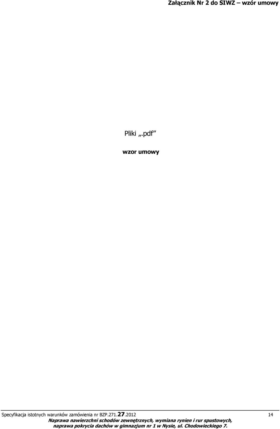 pdf wzor umowy Specyfikacja