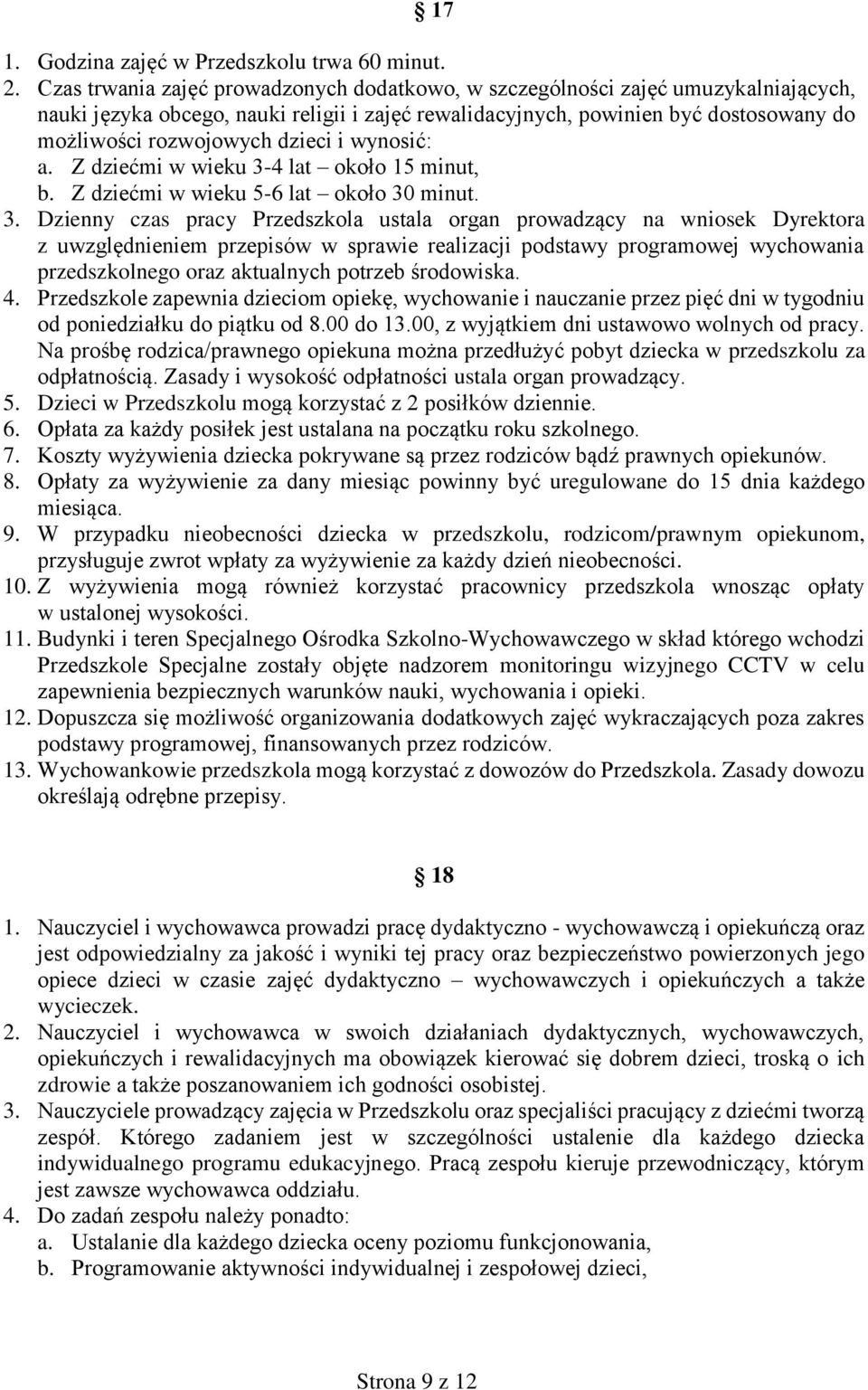 dzieci i wynosić: a. Z dziećmi w wieku 3-