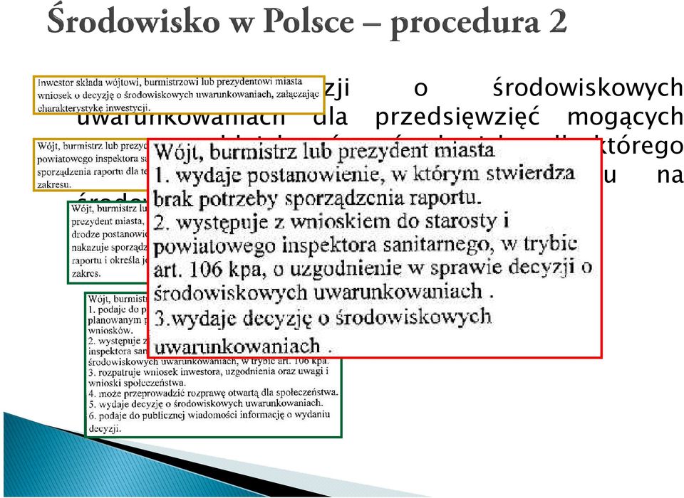 znacząco oddziaływać na środowisko, dla którego