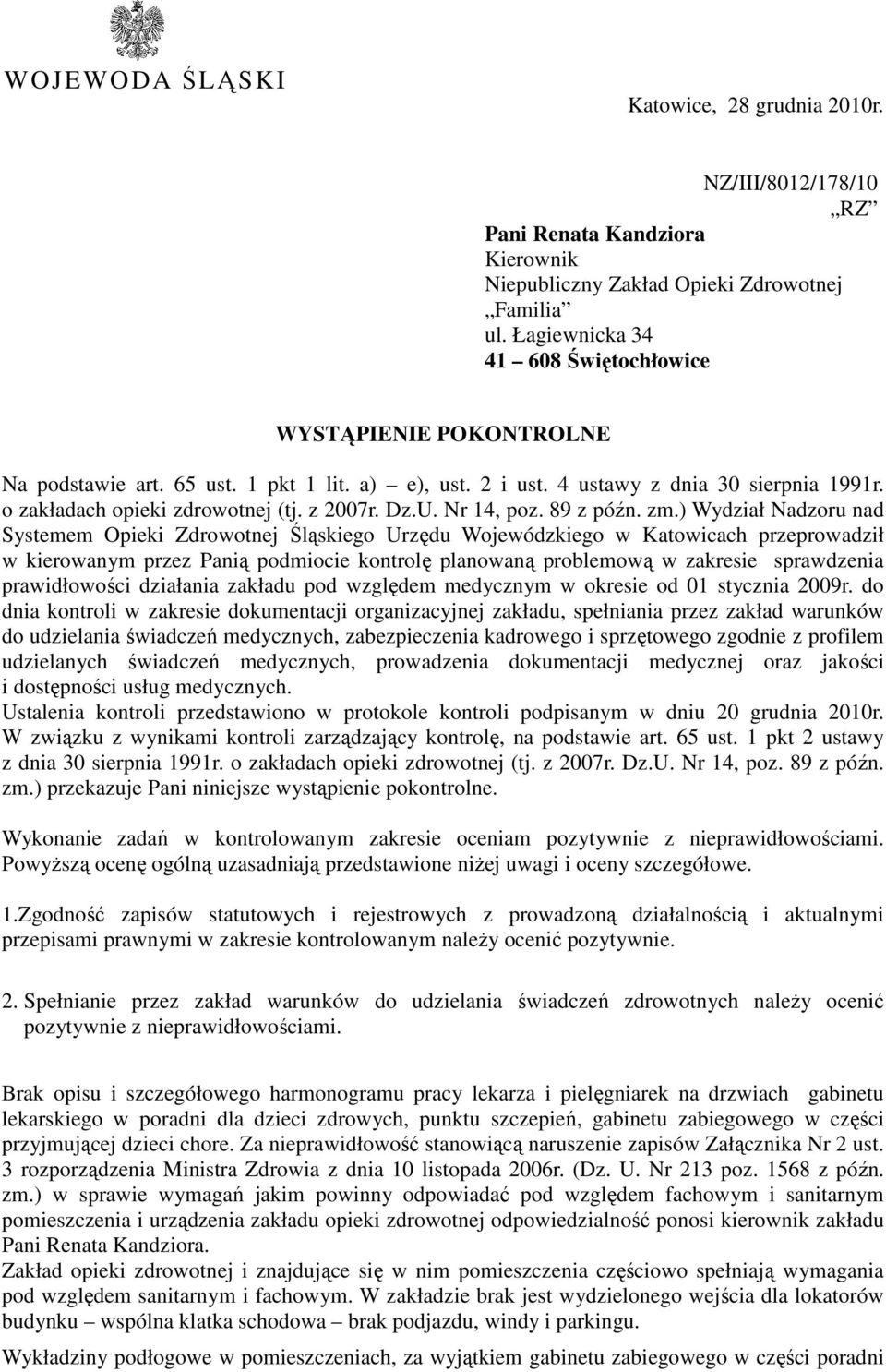 Dz.U. Nr 14, poz. 89 z późn. zm.