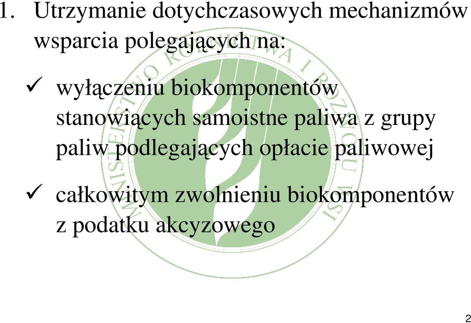 samoistne paliwa z grupy paliw podlegających opłacie