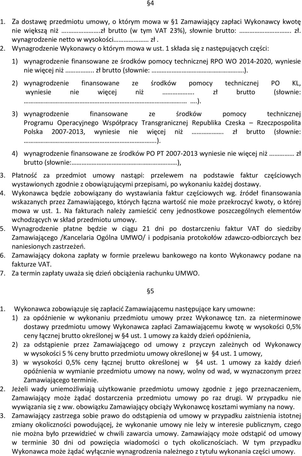 zł brutto (słownie:..).