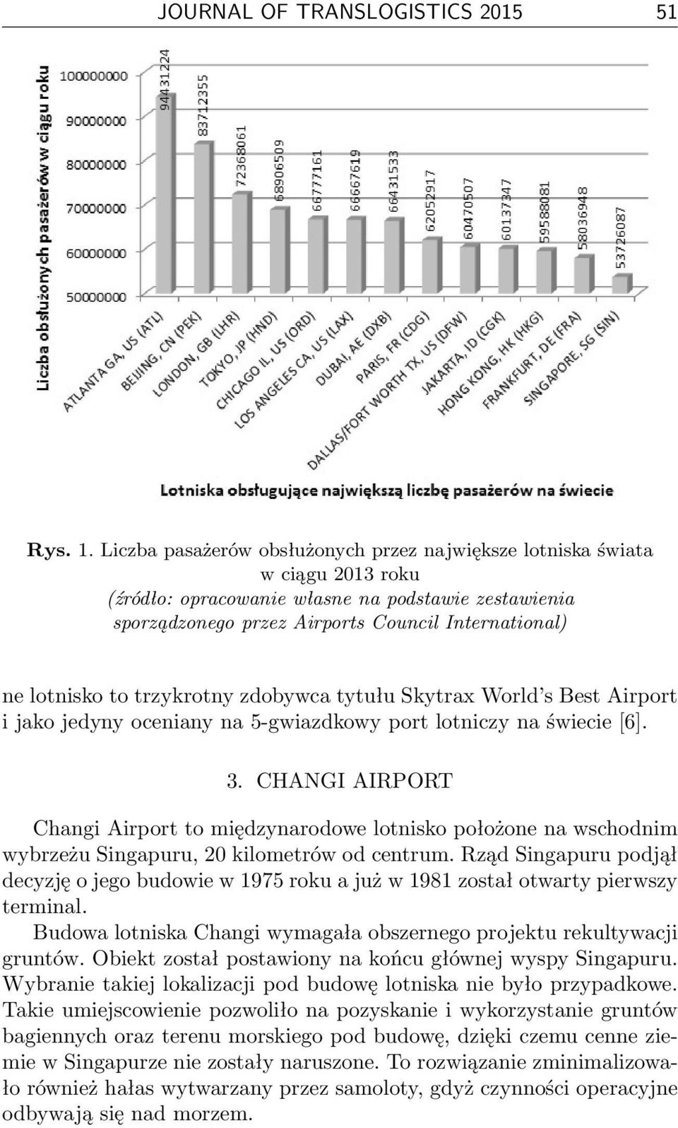 trzykrotny zdobywca tytułu Skytrax World s Best Airport i jako jedyny oceniany na 5-gwiazdkowy port lotniczy na świecie [6]. 3.