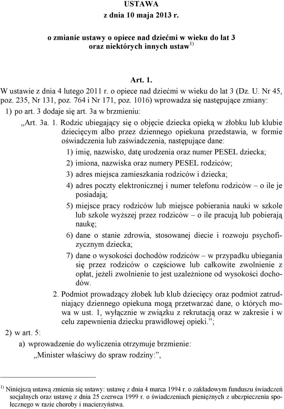 1, poz. 764 i Nr 17