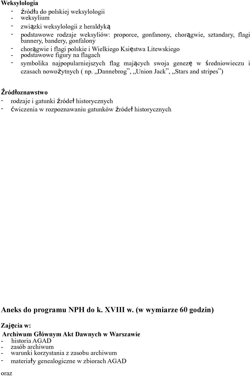 nowożytnych ( np.