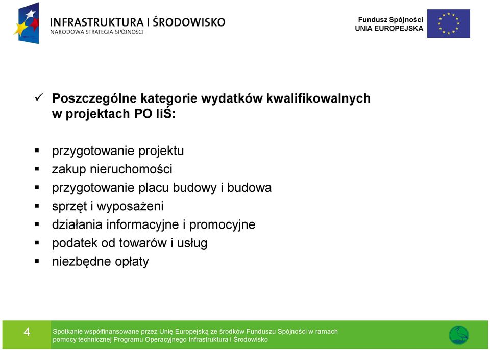 działania informacyjne i promocyjne podatek od towarów i usług niezbędne opłaty 4