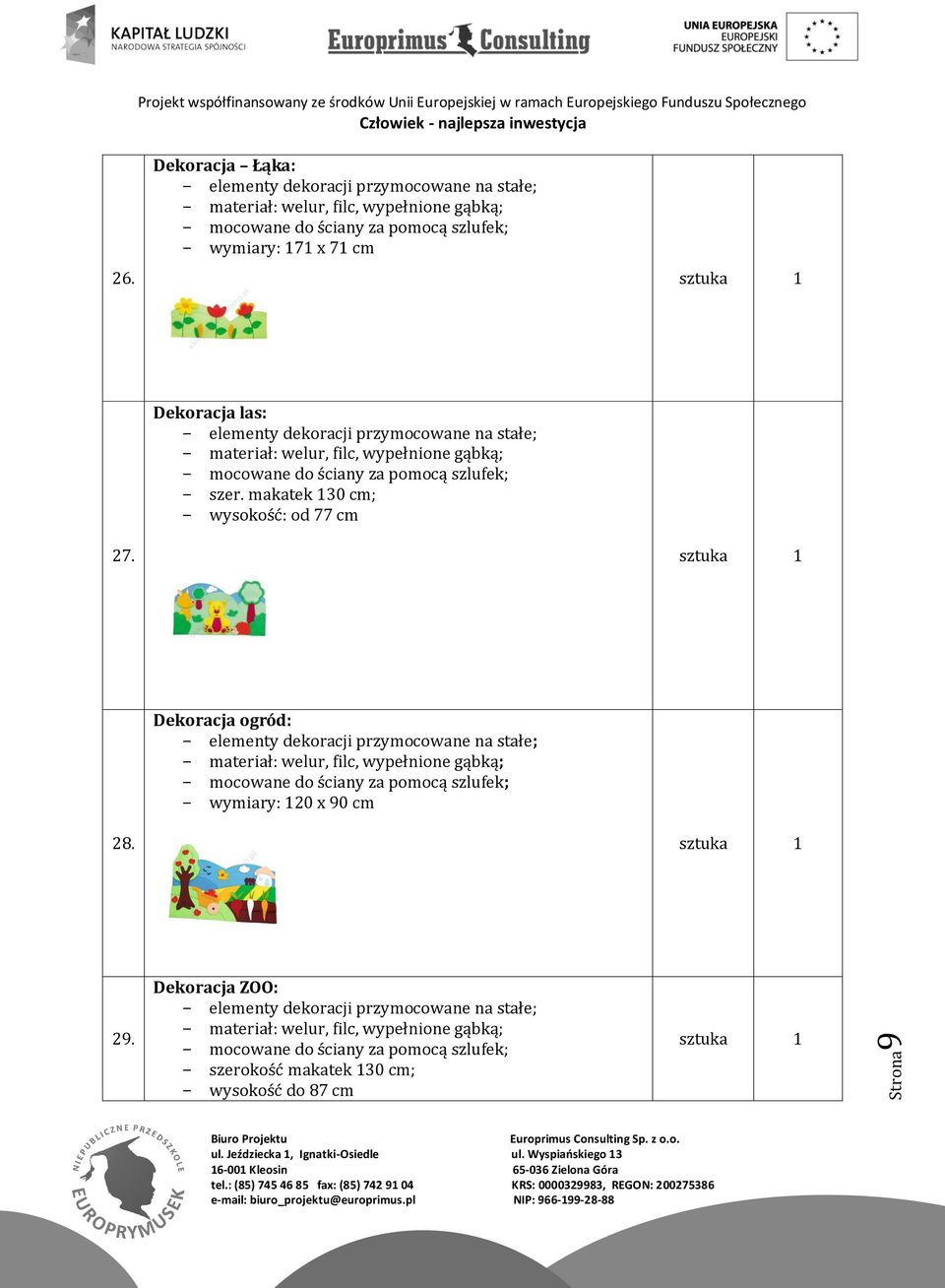 makatek 130 cm; - wysokość: od 77 cm 28.