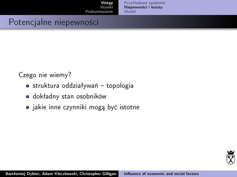 struktura oddziaªywa«topologia dokªadny
