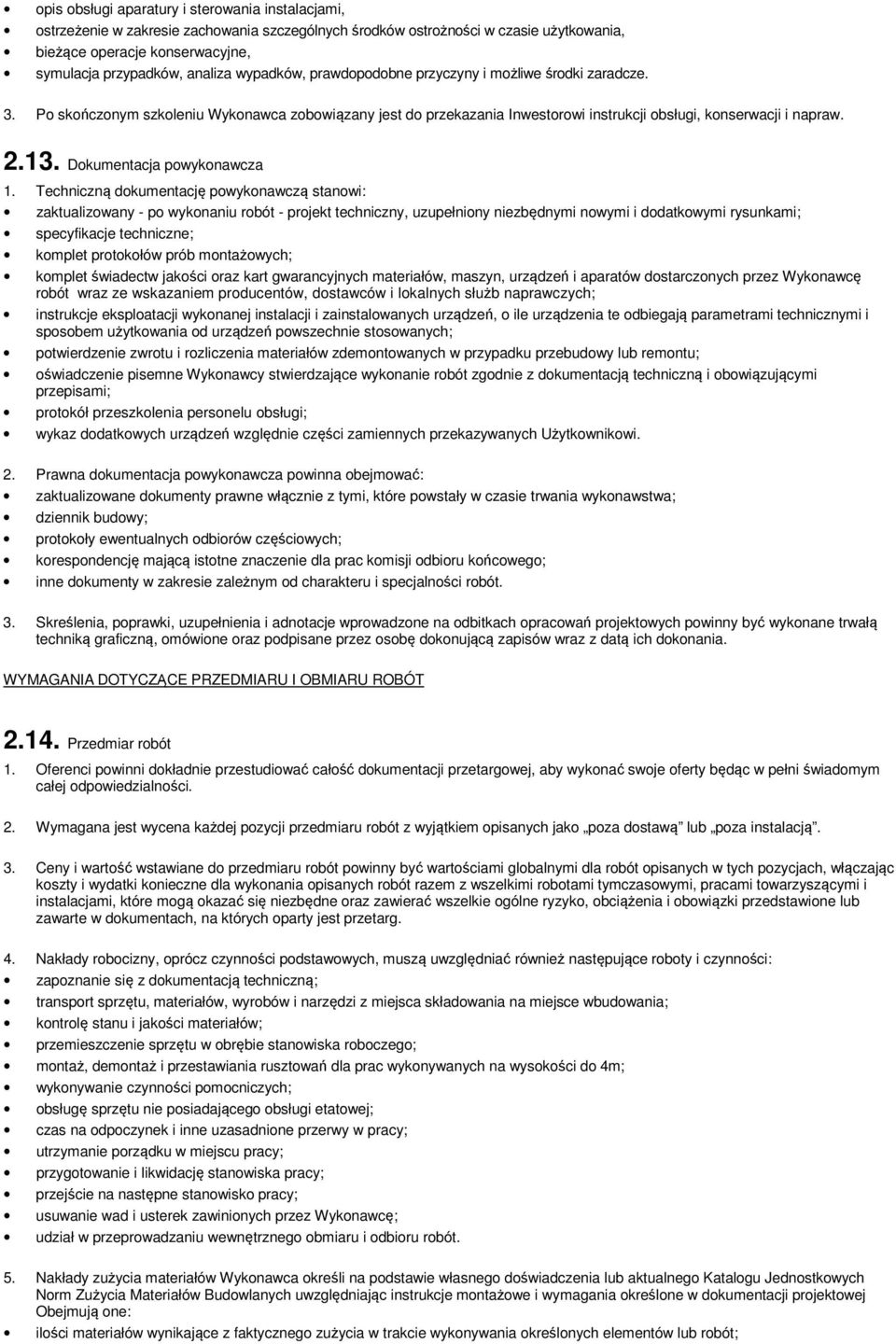 Dokumentacja powykonawcza 1.