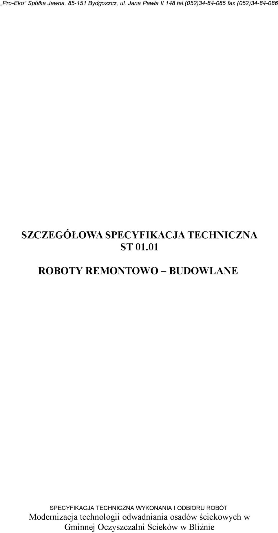 TECHNICZNA ST 01.