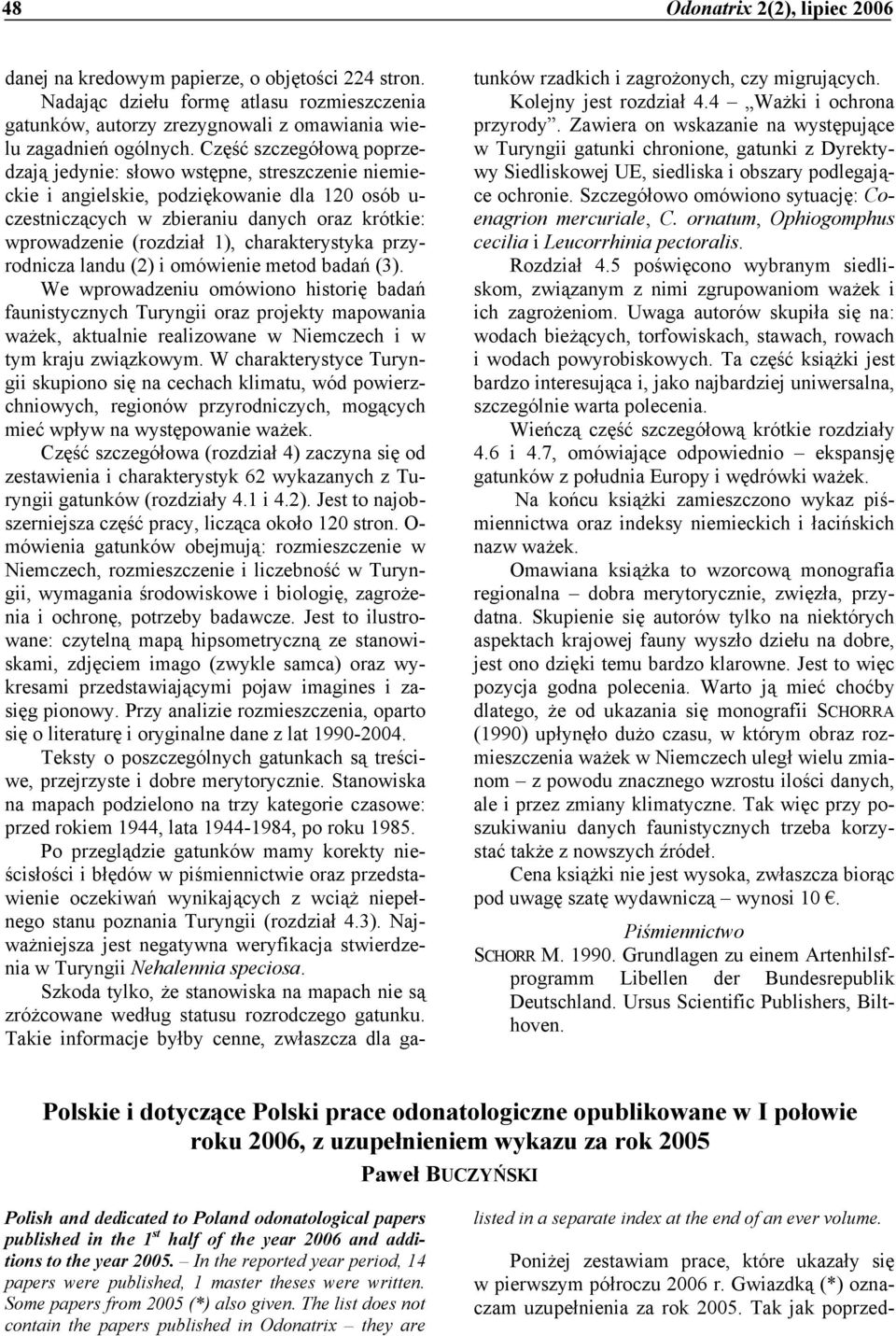 charakterystyka przyrodnicza landu (2) i omówienie metod badań (3).