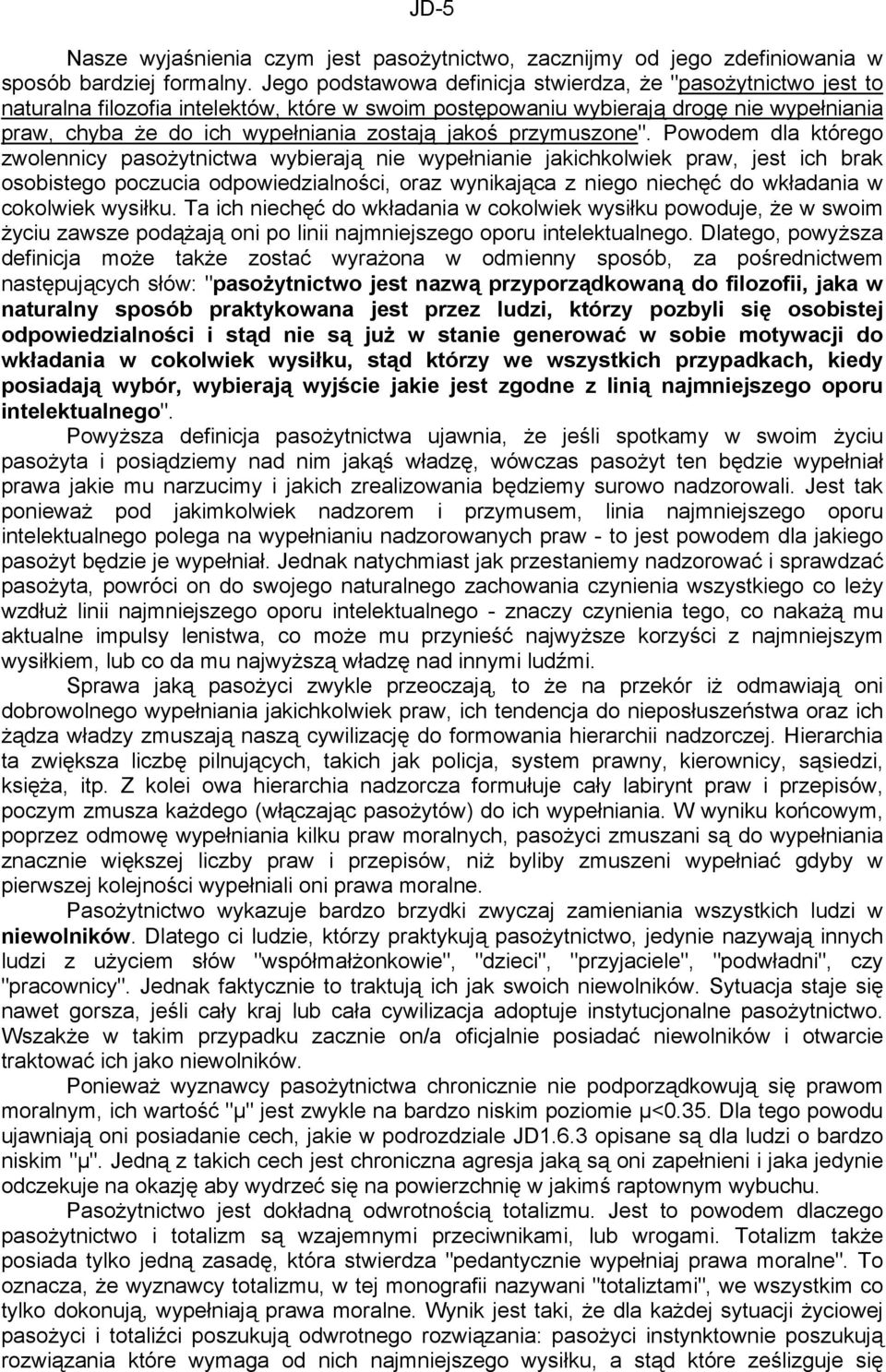 jakoś przymuszone".