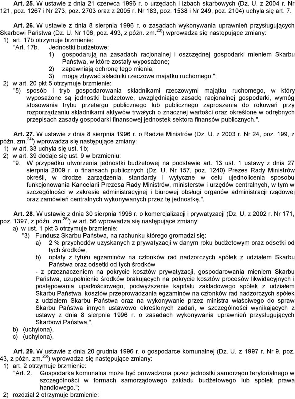 23) ) wprowadza się następujące zmiany: 1) art. 17b 