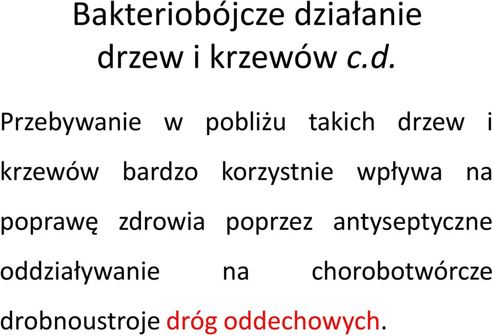 zew i krzewów c.d.