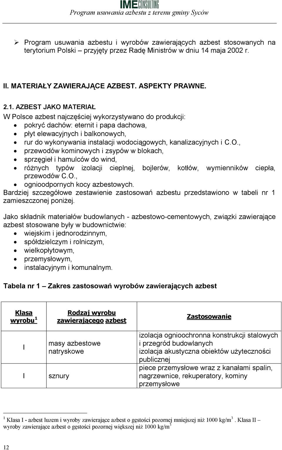 AZBEST JAKO MATERIAŁ W Polsce azbest najczęściej wykorzystywano do produkcji: pokryć dachów: eternit i papa dachowa, płyt elewacyjnych i balkonowych, rur do wykonywania instalacji wodociągowych,
