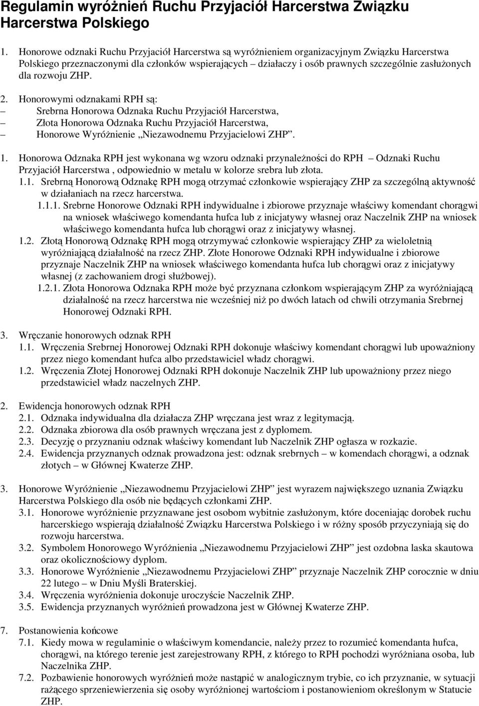 dla rozwoju ZHP. 2.