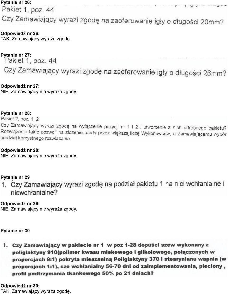 Odpowiedź nr 28: Pytanie nr 29