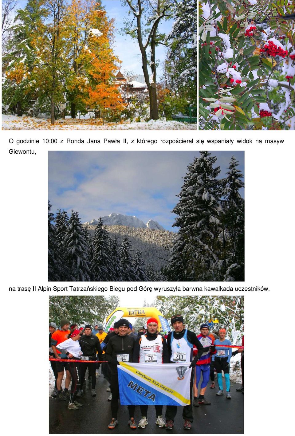 masyw Giewontu, na trasę II Alpin Sport