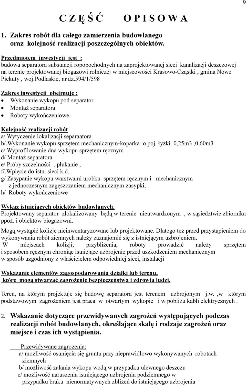 gmina Nowe Piekuty, woj.podlaskie, nr.dz.