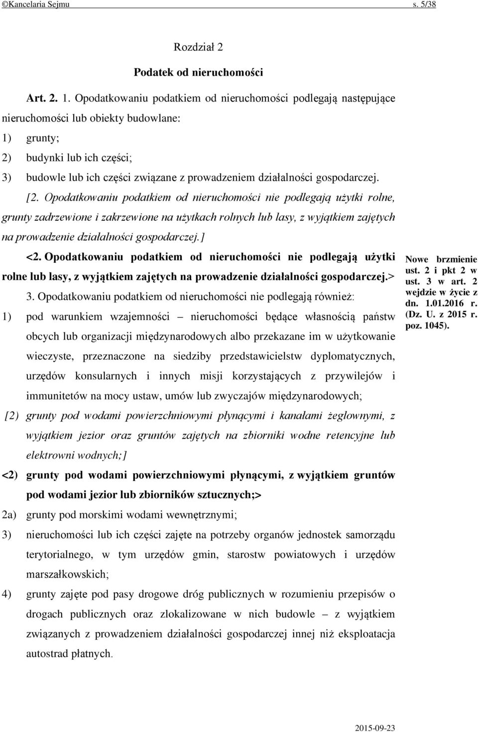 działalności gospodarczej. [2.