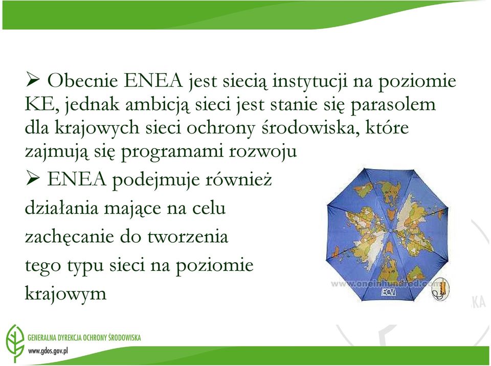 środowiska, które zajmują się programami rozwoju ENEA podejmuje