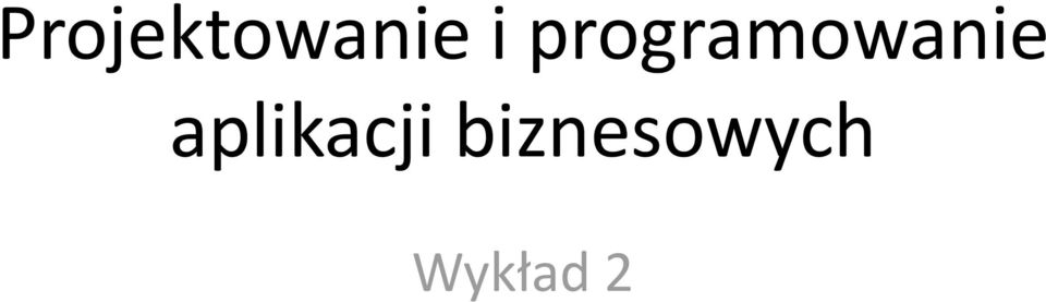 programowane