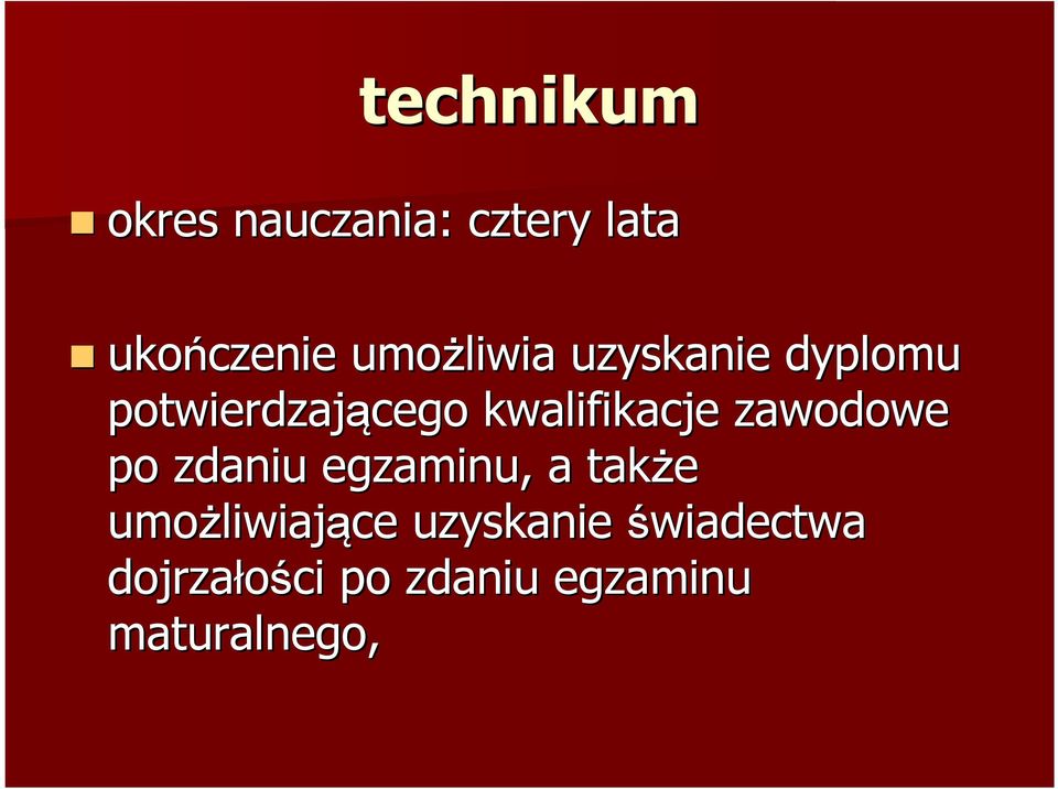 zawodowe po zdaniu egzaminu, a także umożliwiaj liwiające