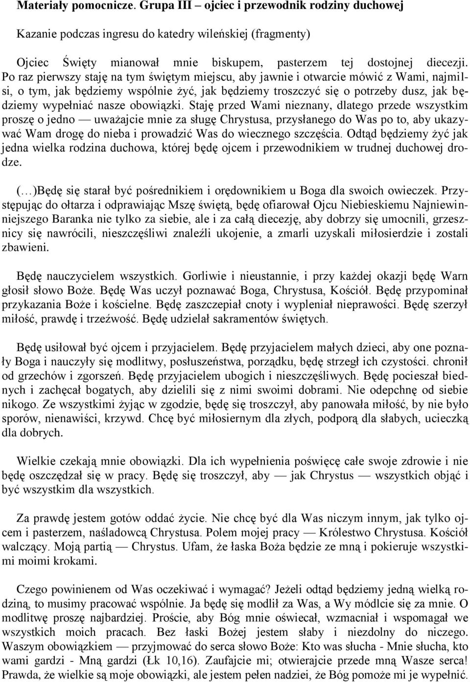 obowiązki.