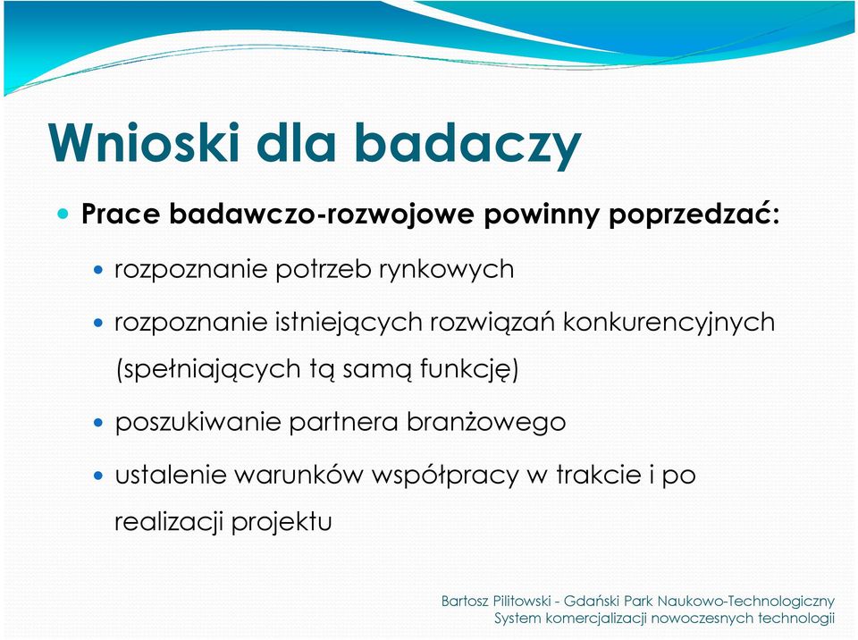 konkurencyjnych (spełniających tą samą funkcję) poszukiwanie