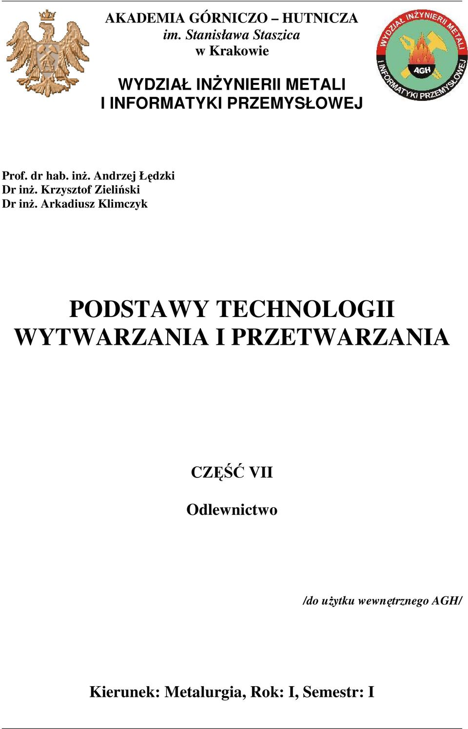 Krzysztof Zieliński Dr inŝ.
