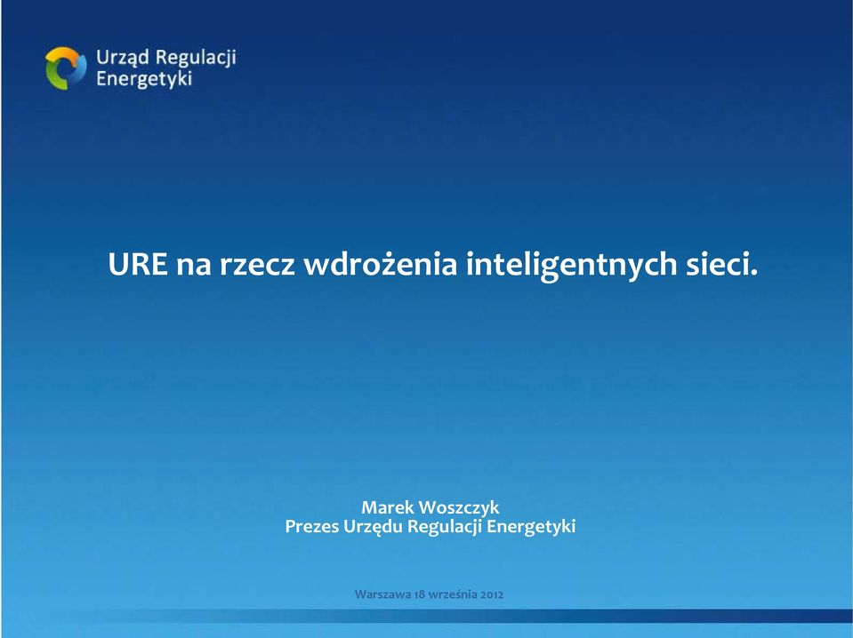 Marek Woszczyk Prezes Urzędu