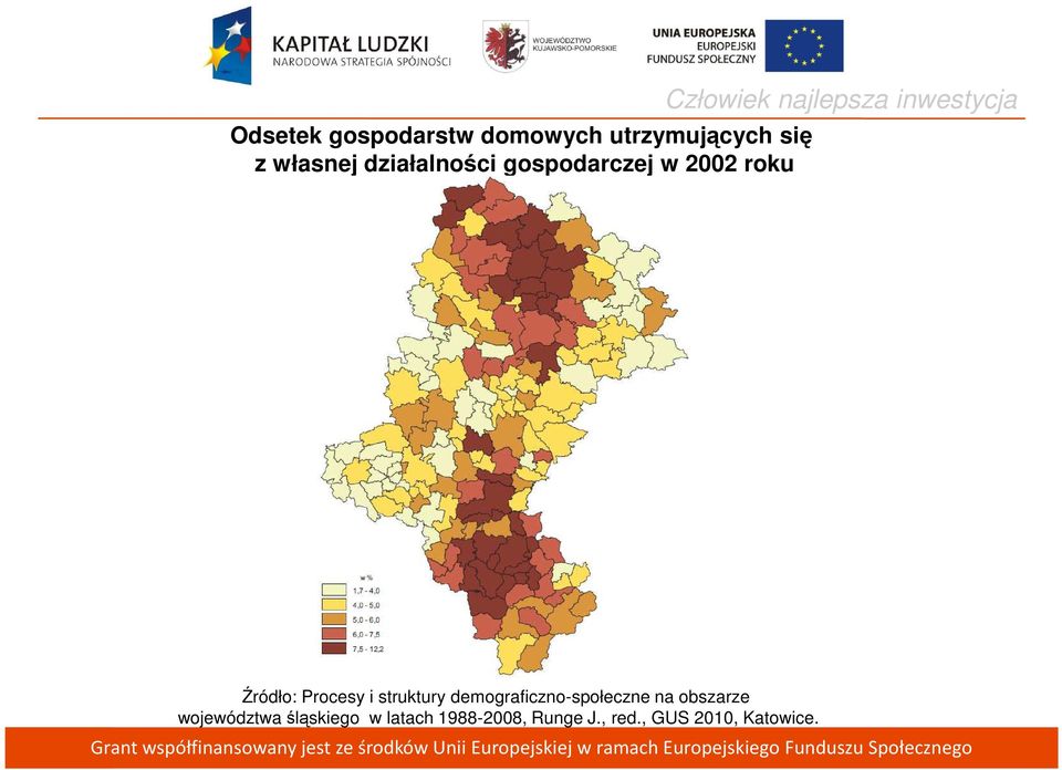 inwestycja Źródło: Procesy i struktury demograficzno-społeczne na