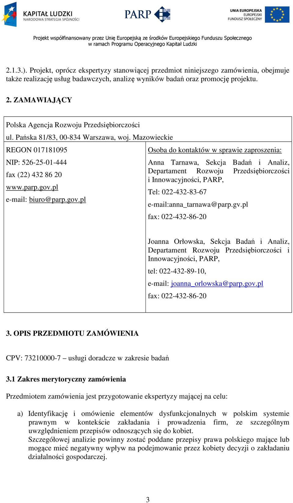 pl e-mail: biuro@parp.gov.