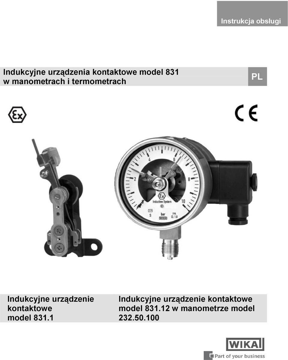 urządzenie kontaktowe model 831.