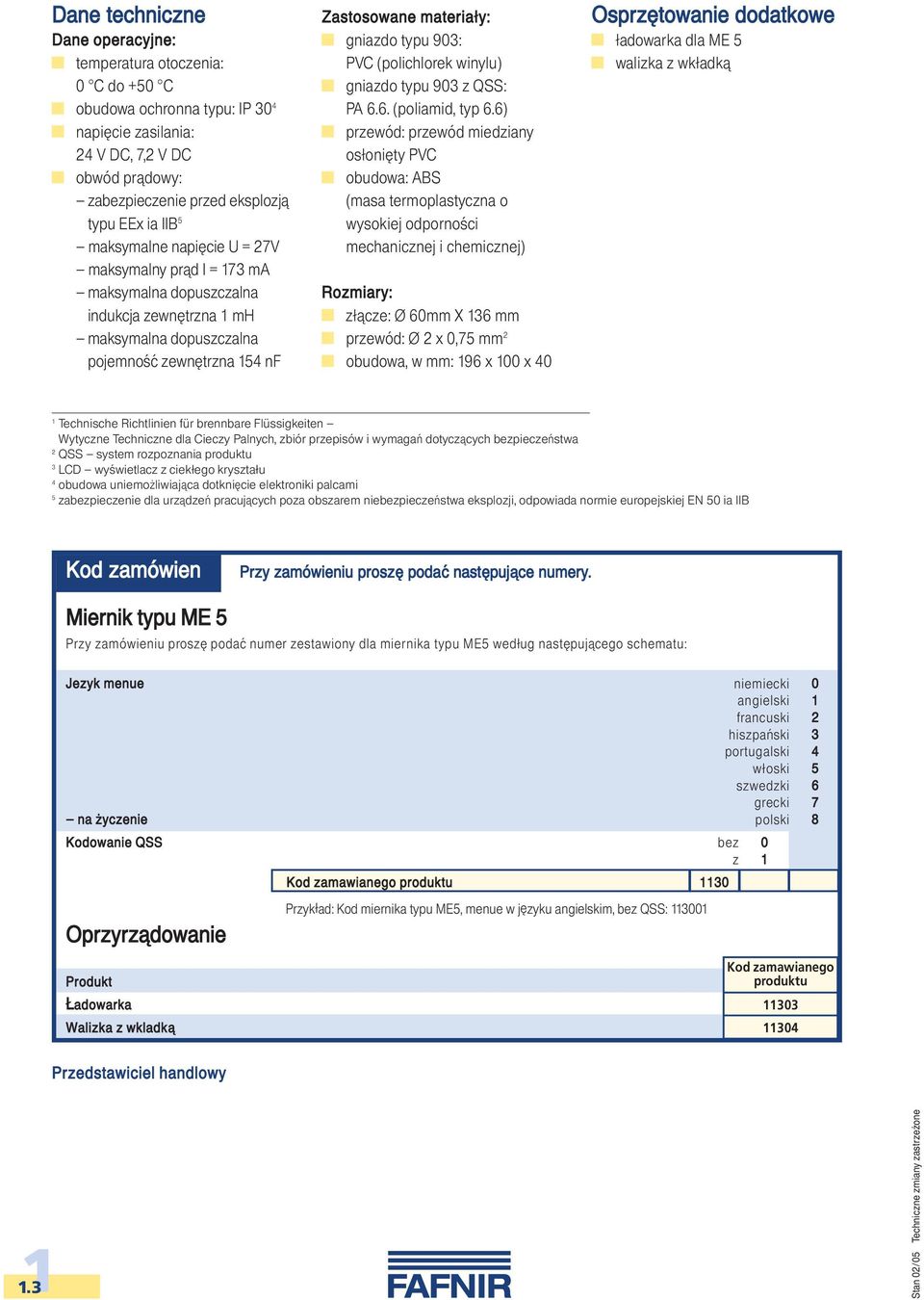 PVC (polichlorek winylu) gniazdo typu 903 z QSS: PA 6.6. (poliamid, typ 6.