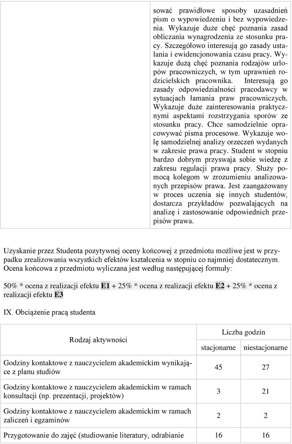 Interesują go zasady odpowiedzialności pracodawcy w sytuacjach łamania praw pracowniczych. Wykazuje duże zainteresowania praktycznymi aspektami rozstrzygania sporów ze stosunku pracy.