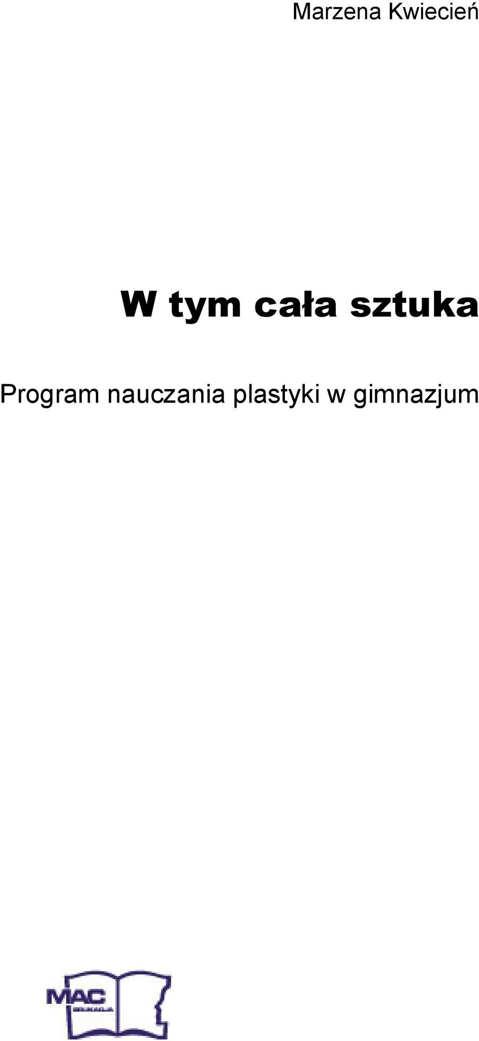 Program nauczania