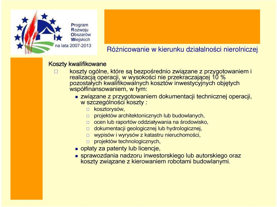 kosztorysów, projektów architektonicznych lub budowlanych, ocen lub raportów oddziaływania na środowisko, dokumentacji geologicznej lub hydrologicznej, wypisów i wyrysów