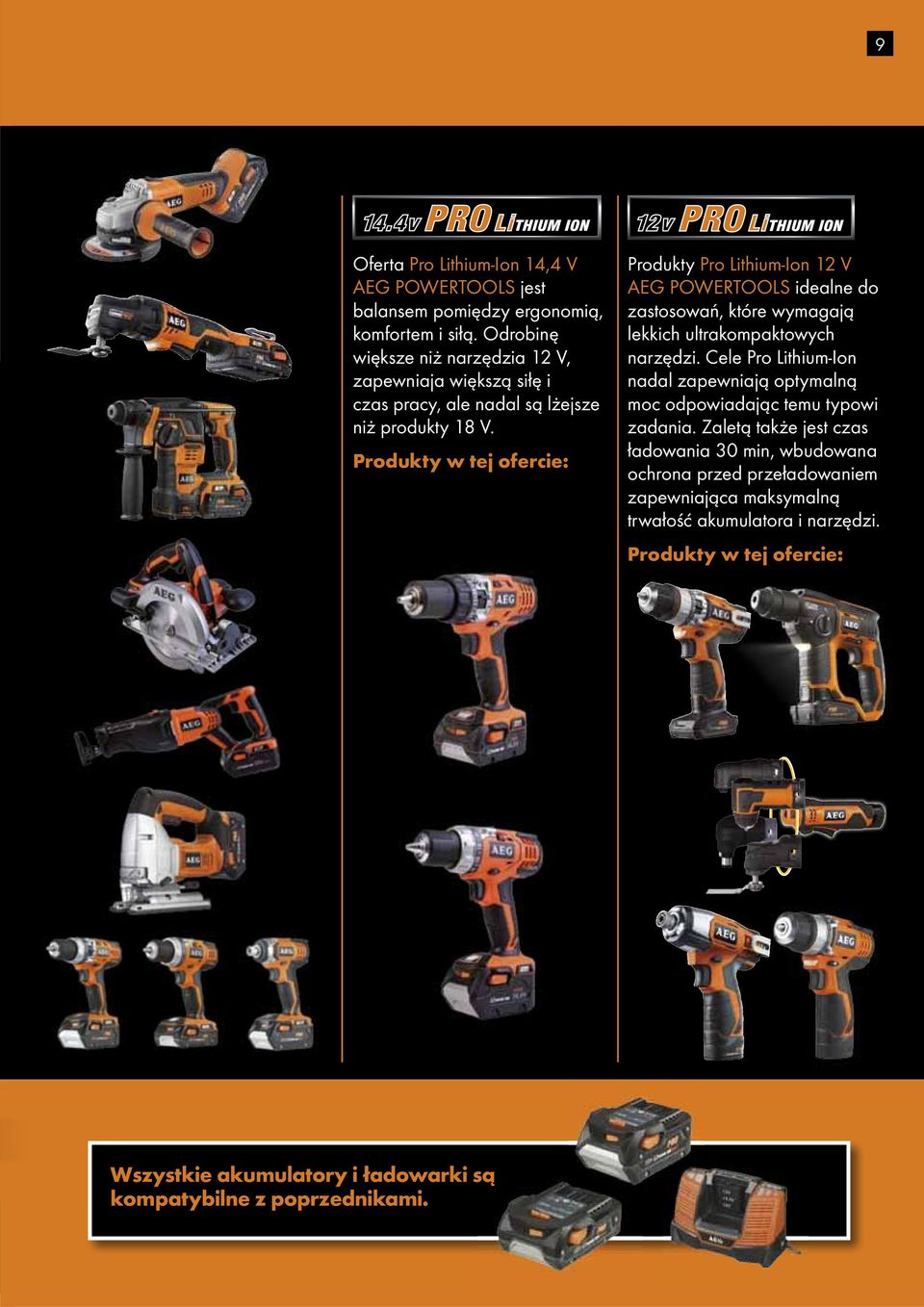 Produkty w tej ofercie: Produkty Pro Lithium-Ion 12 V AEG POWERTOOLS idealne do zastosowań, które wymagają lekkich ultrakompaktowych narzędzi.