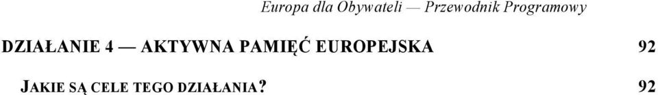 DZIAŁANIE 4 AKTYWNA PAMIĘĆ