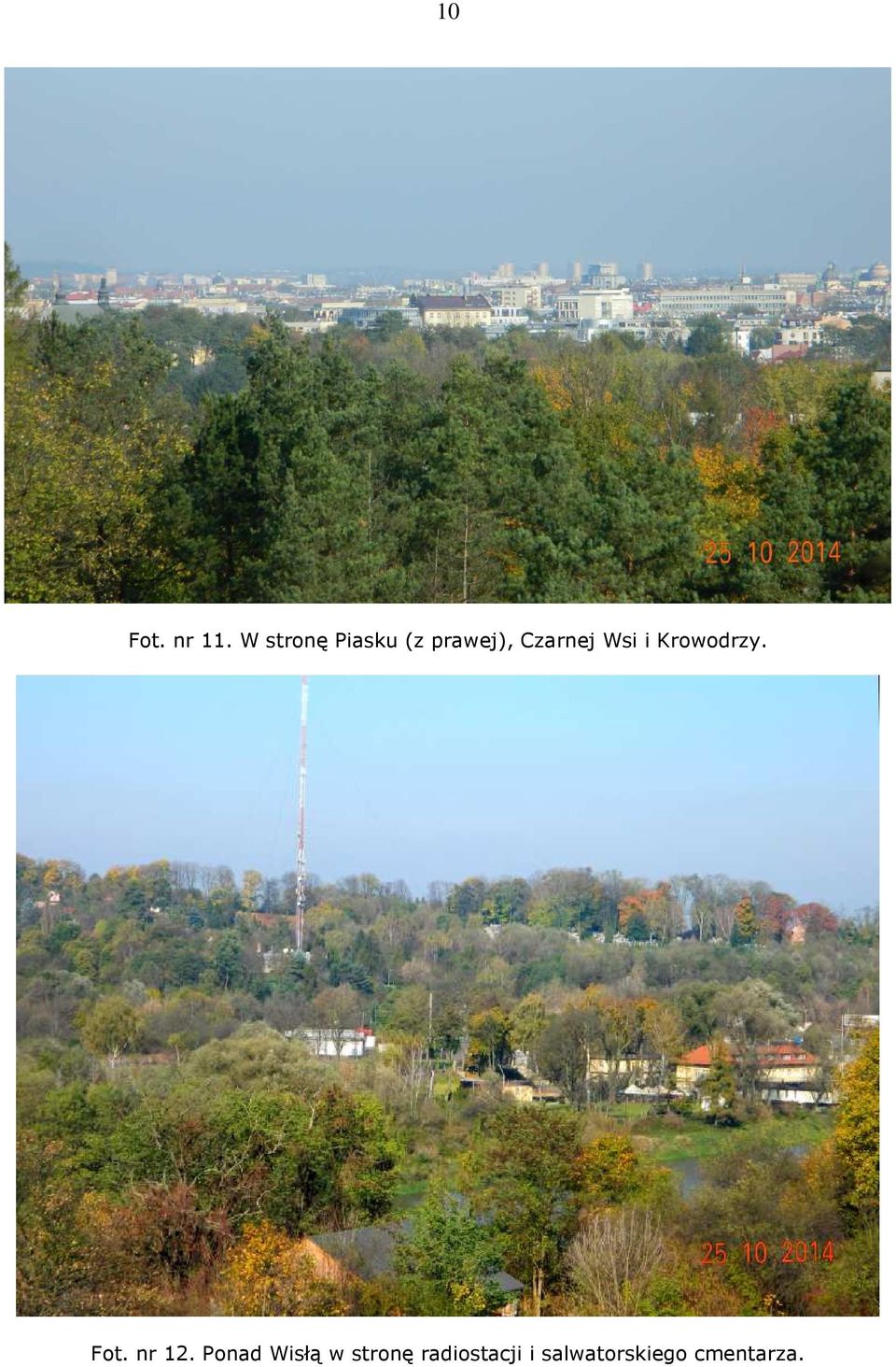 Czarnej Wsi i Krowodrzy. Fot.
