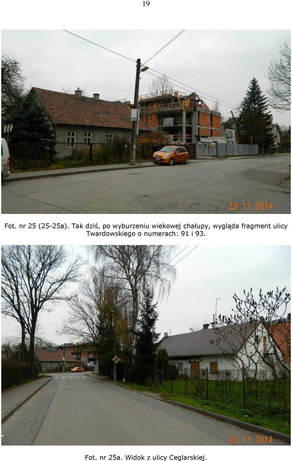 chałupy, wygląda fragment ulicy