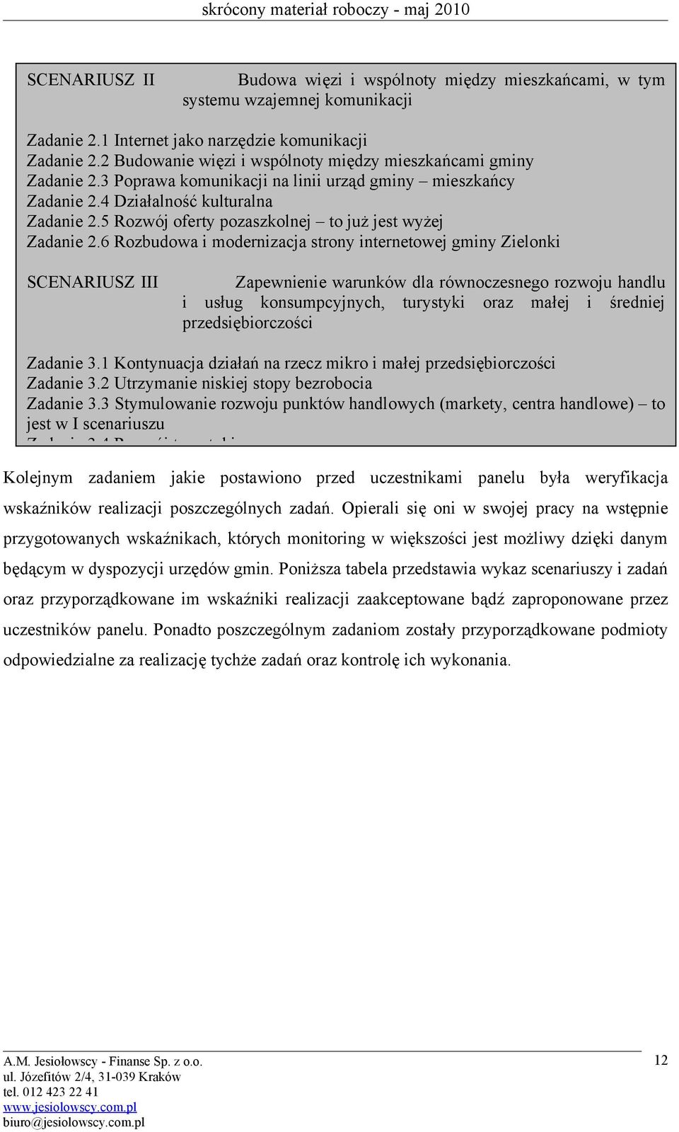 5 Rozwój oferty pozaszkolnej to już jest wyżej Zadanie 2.